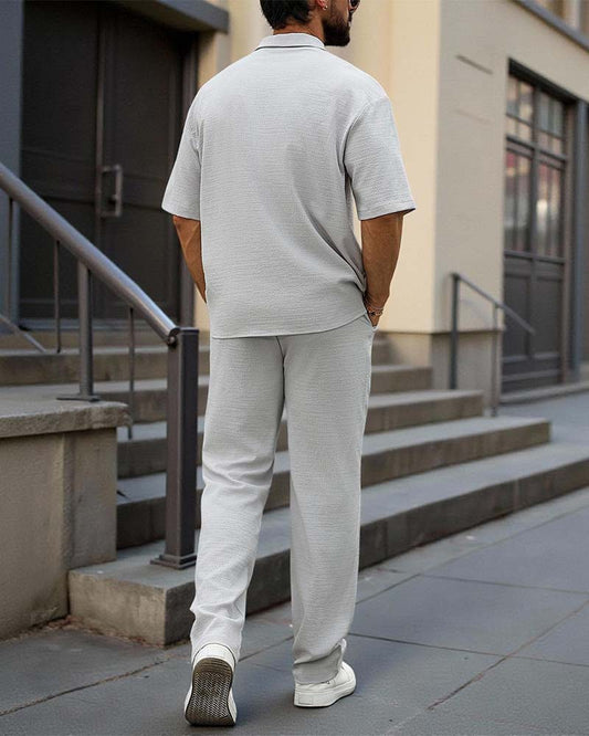 Textured Casual Set